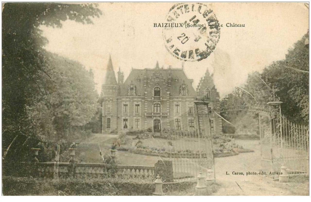 Chateau Des Marronniers Bed & Breakfast Baizieux Dış mekan fotoğraf